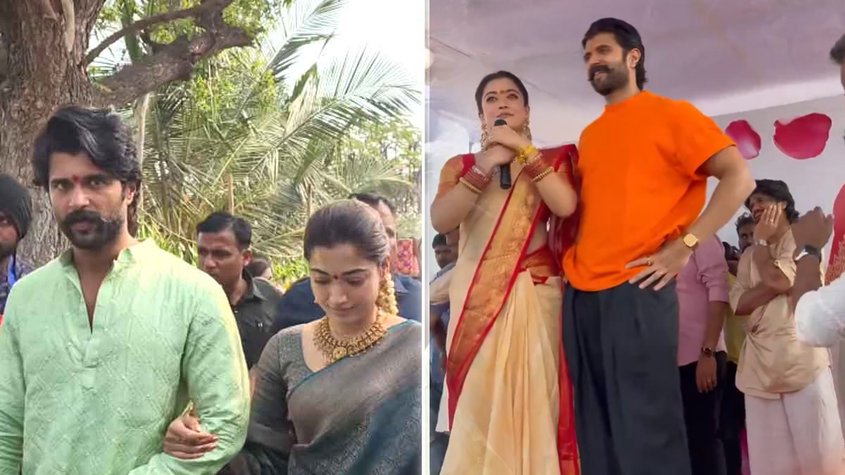 నాగర్ కర్నూల్ లో విజయ్–రష్మిక రిసెప్షన్ వేడుకలు