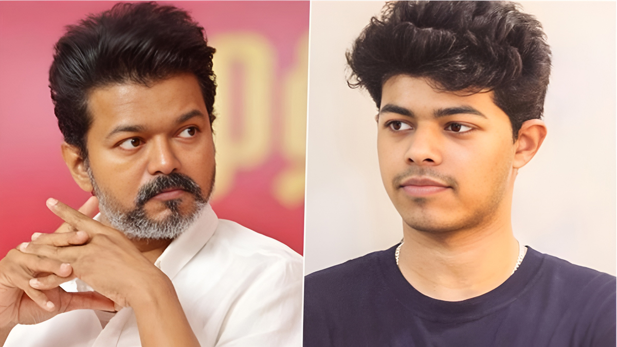 తండ్రి పేరు తీసేసిన విజయ్ కుమారుడు