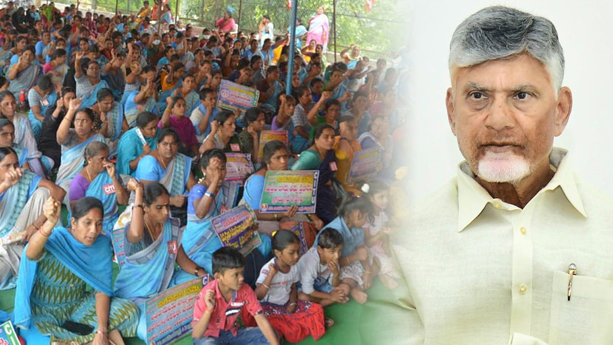 మీ ఇంటి ముందు హోలీ చేస్తాం.. సీఎంకు అంగన్వాడీల అల్టిమేటం