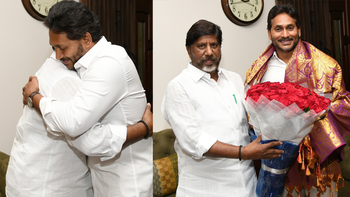 వైఎస్ జగన్ను కలిసిన తెలంగాణ డిప్యూటీ సీఎం