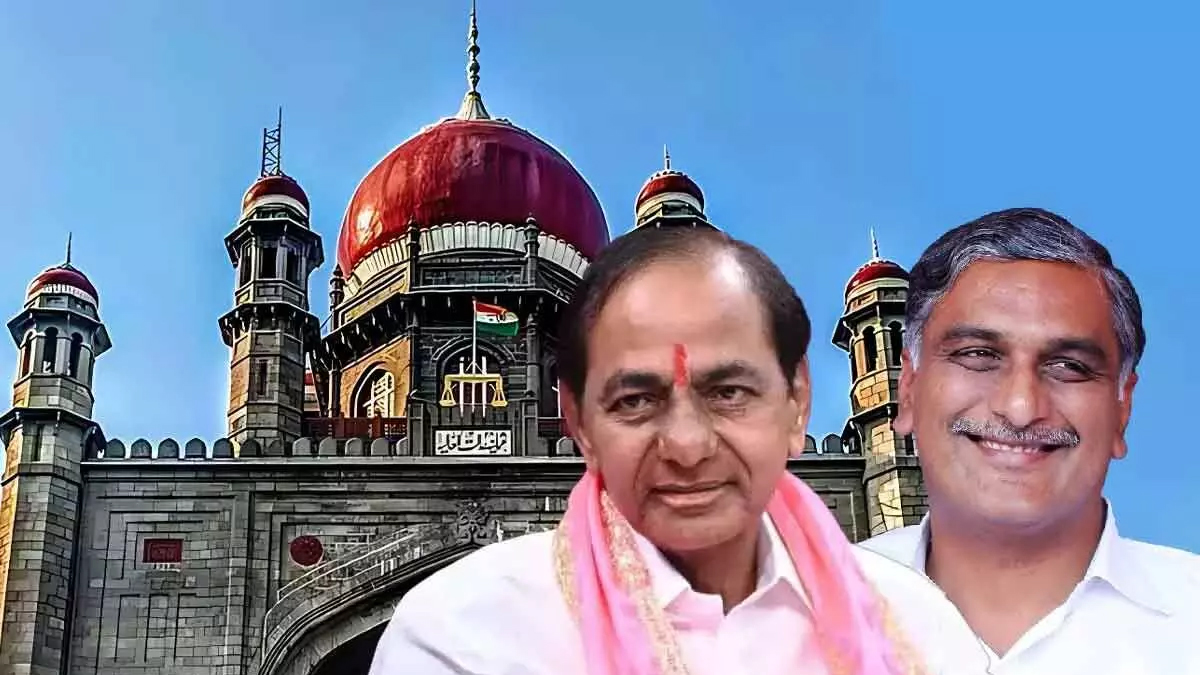 కేసీఆర్, హరీష్ రావులకు ఊరట.. కమిషన్ నివేదికపై తాత్కాలిక స్టే