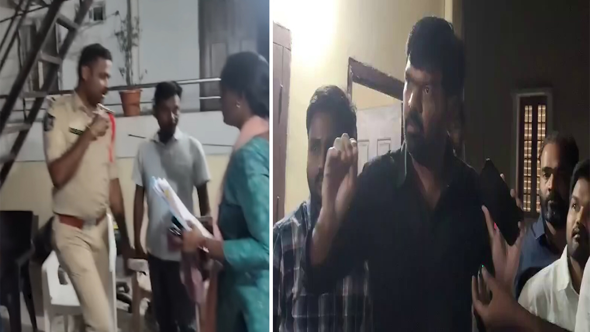 హైద‌రాబాద్‌కు ఏపీ పోలీసులు.. తిరగబడ్డ జ‌ర్న‌లిస్టులు