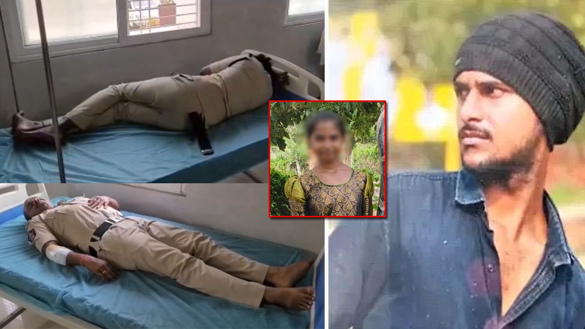 ఖాజీపేట ప్రేమోన్మాదిపై పోలీసుల కాల్పులు