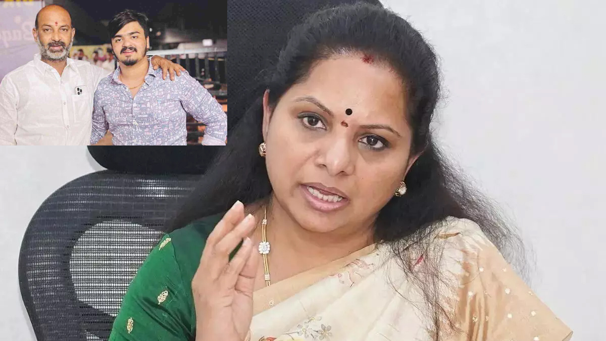 బండి సంజయ్ కుమారుడి వ్యవహారంపై కవిత ఫైర్..