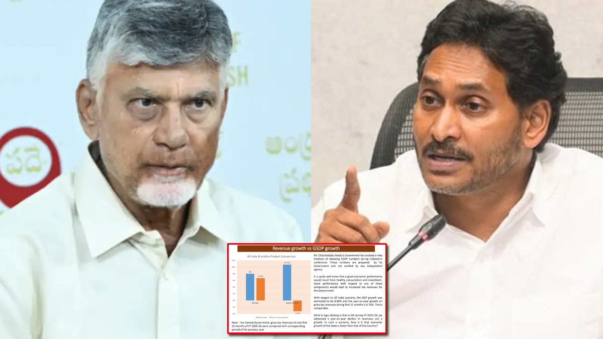 ఏపీ ఆర్థిక వ్యవస్థ క్రాష్.. అంతా అబద్ధాల ప్రచారం - ఆధారాలతో జగన్ ట్వీట్