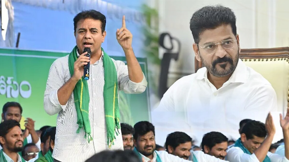 సభలు కాదు.. రైతుల ఖాతాల్లో డబ్బులు వేయండి: కేటీఆర్