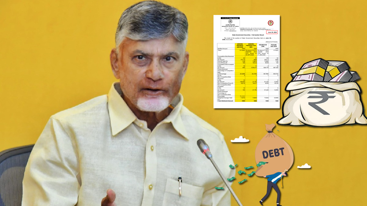 చంద్ర‌బాబు స‌ర్కార్ మ‌రో భారీ అప్పు
