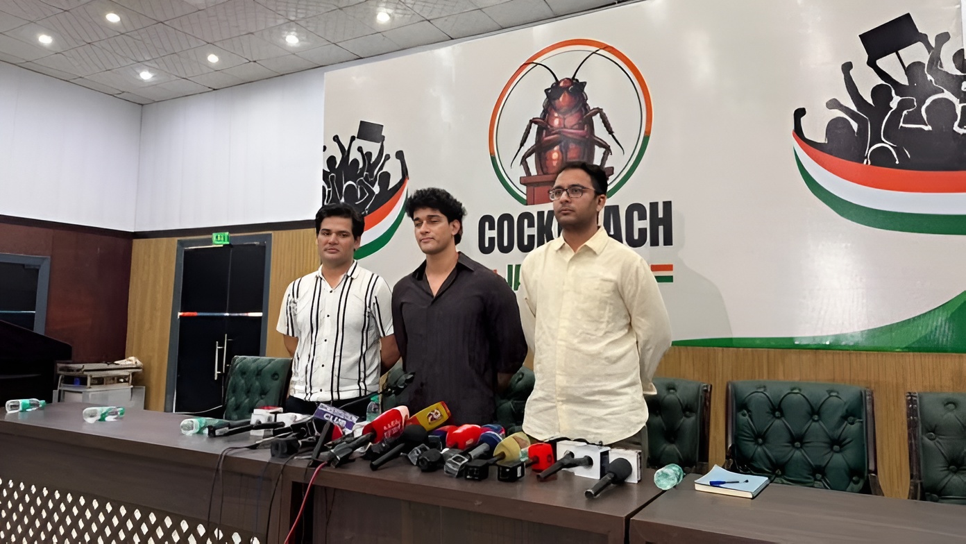 రాజకీయ పార్టీగా ‘కాక్రోచ్’.. ముగ్గురు అధికార ప్ర‌తినిధులు నియామ‌కం