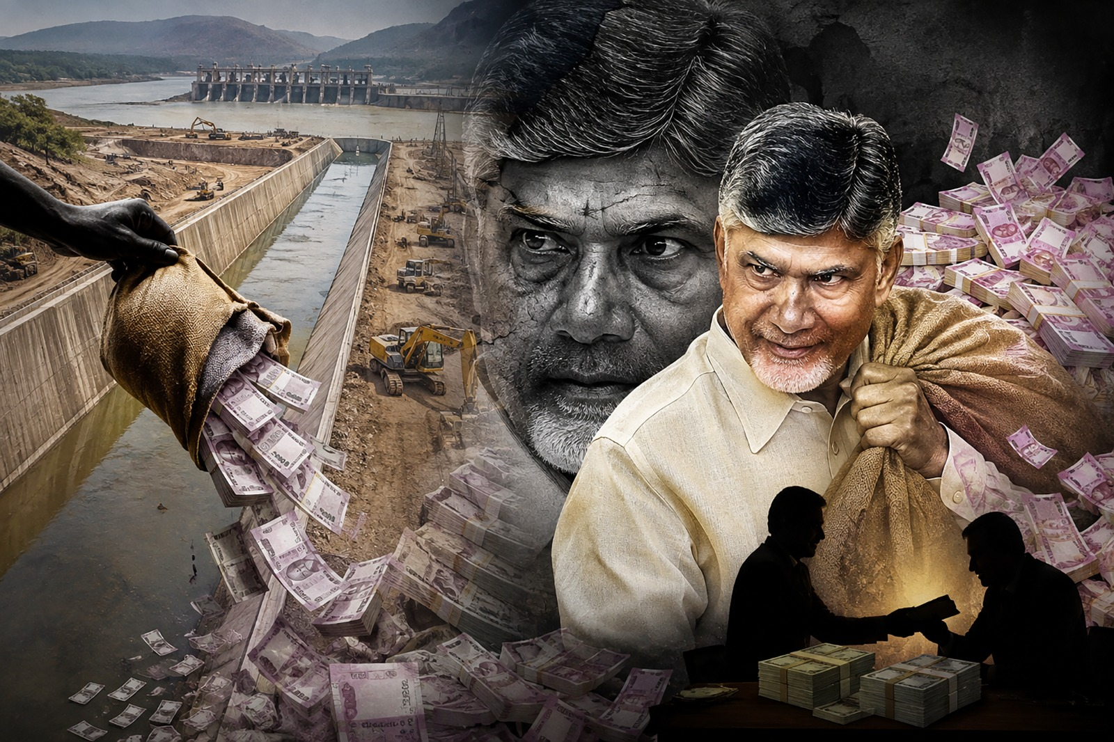 Chandrababu’s Polavaram Loot & Credit Chori