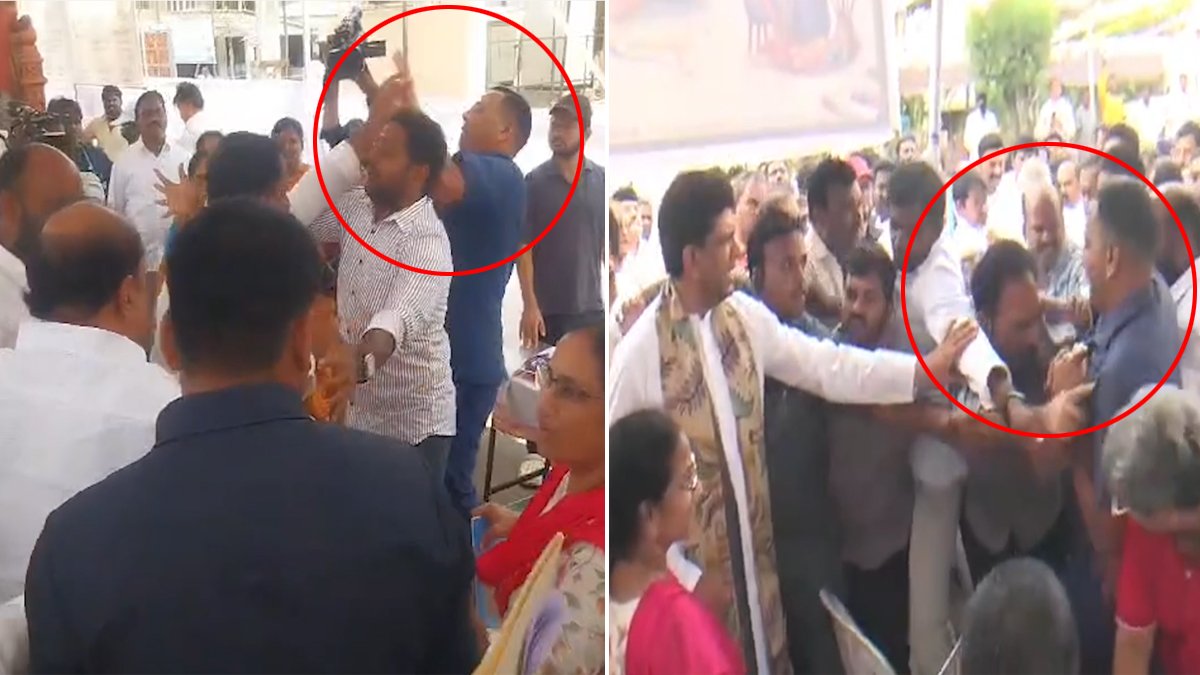 డిప్యూటీ స్పీకర్ గన్మెన్పై దాడికి యత్నం (Video)