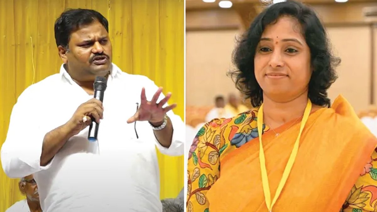 ప్లాట్ల పేరుతో మోసం.. టీడీపీ ఎమ్మెల్యే భర్తపై కలెక్టర్కు ఫిర్యాదు