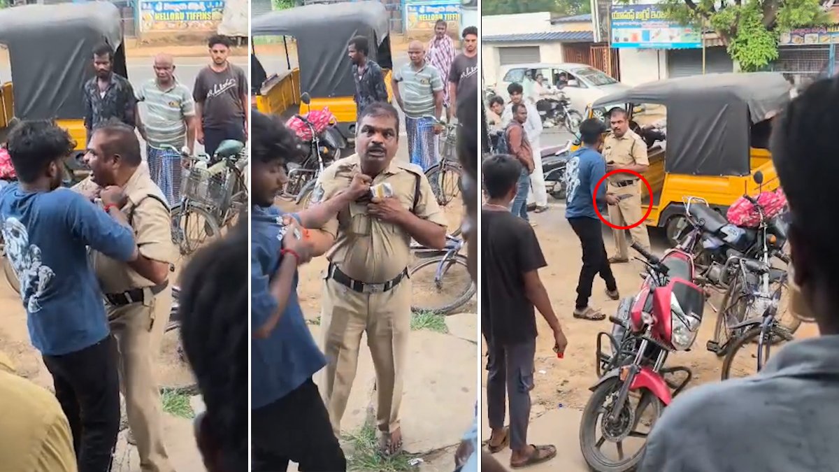 శ్రీకాళహస్తిలో గంజాయి బ్యాచ్.. హెడ్ కానిస్టేబుల్పై దాడి (Video)
