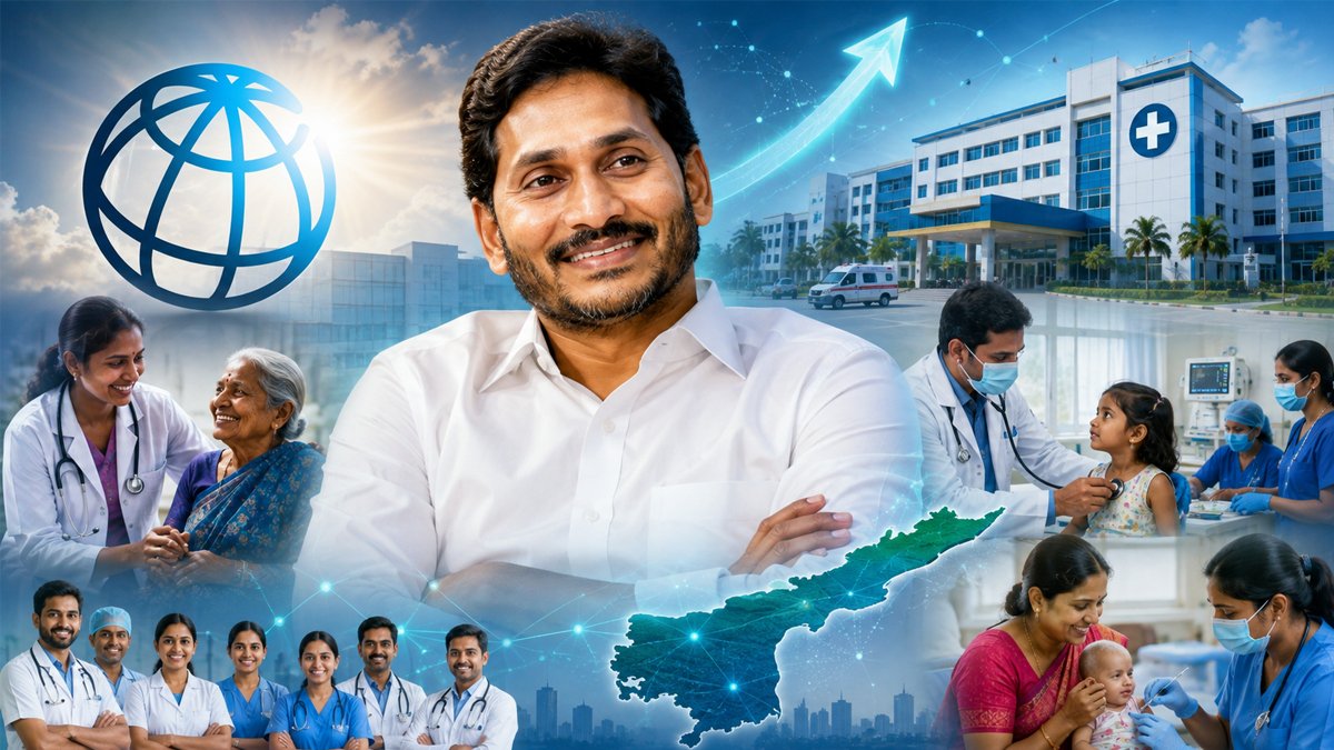 World Bank Establishes the truth.. AP saw a ‘Health Transformation’ Under YS Jagan