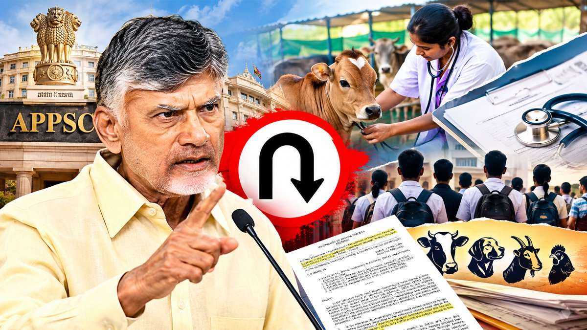 వెటర్నరీ పోస్టుల నియామకం.. ప్రభుత్వం యూటర్న్