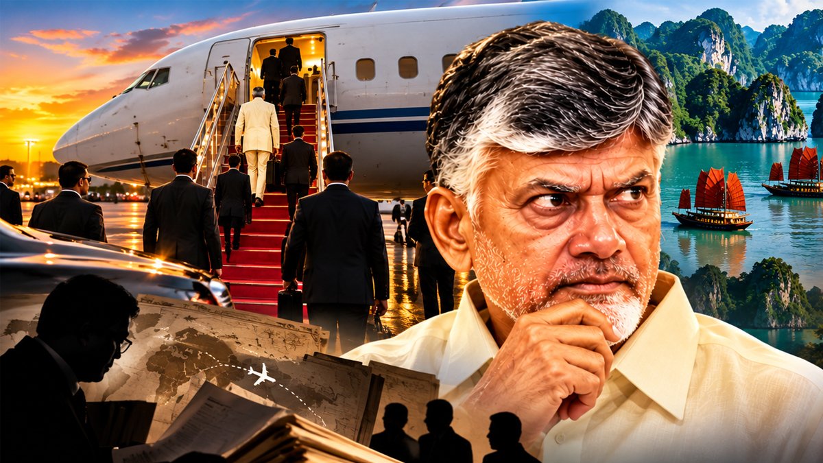 చంద్ర‌బాబు విదేశీ టూర్ 'మ‌రీ అంత ర‌హ‌స్య‌మా'..?