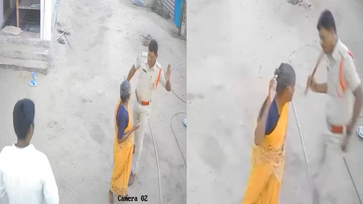 వృద్ధ మహిళపై చీరాల సీఐ బూతుపురాణం.. వీడియో వైరల్