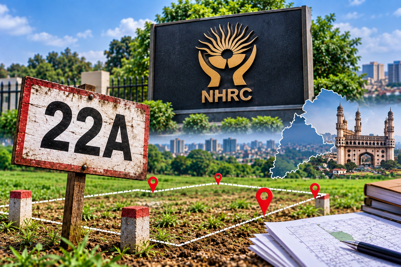 22A భూములపై NHRC కీలక ఆదేశాలు.. స్వతంత్ర విచారణకు ఆదేశం