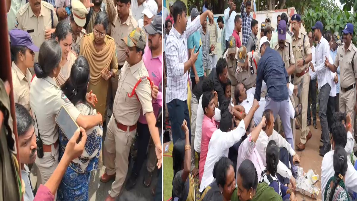 మారికవలసలో తీవ్ర ఉద్రిక్తత.. వైసీపీ నేతల అరెస్టు