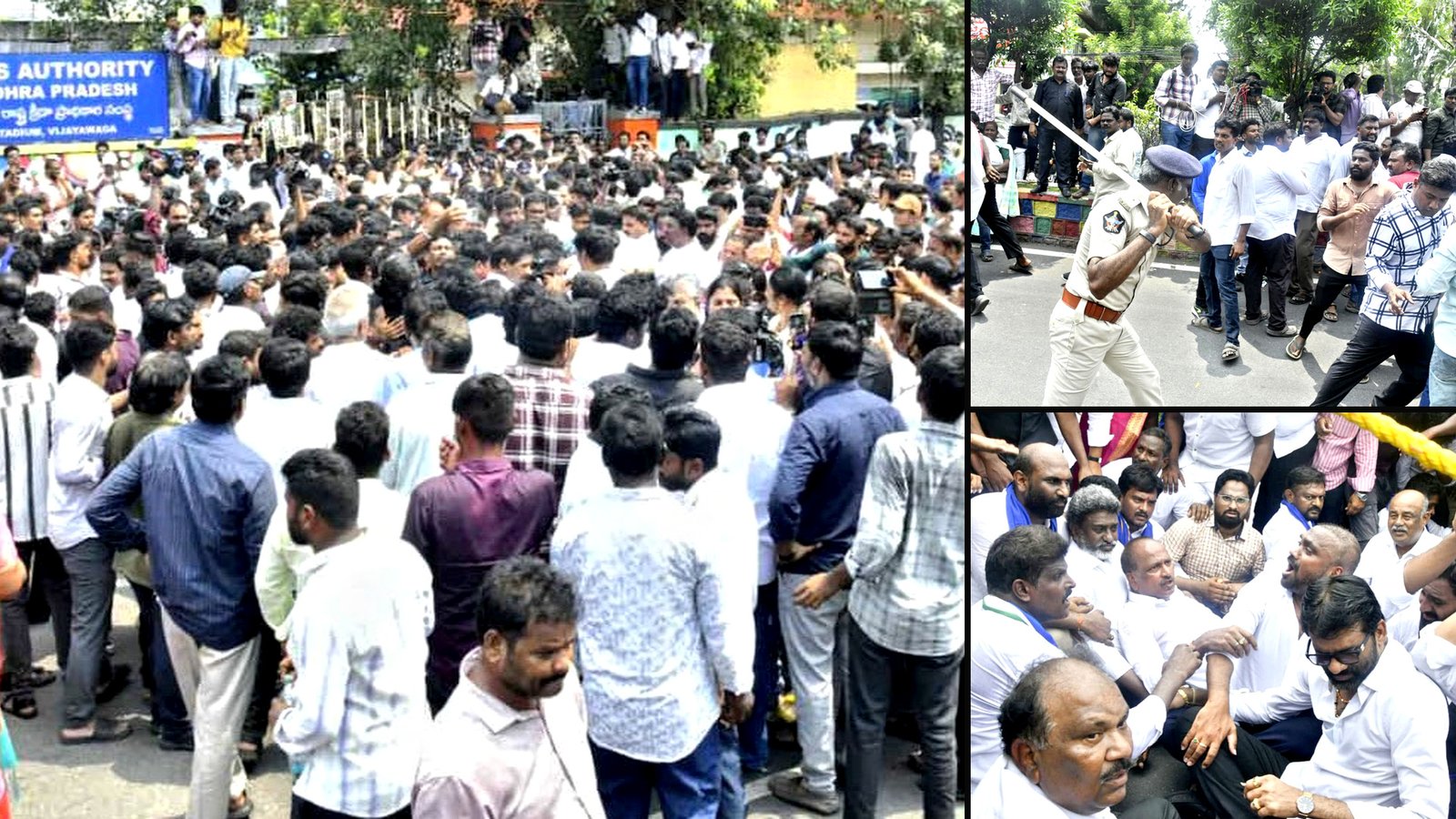Vijayawada Erupts in Protests over Mega DSC