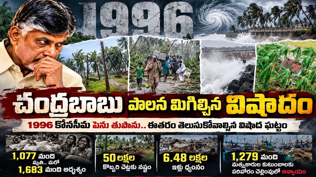1996లో బాబు పాలన మిగిల్చిన విషాదం