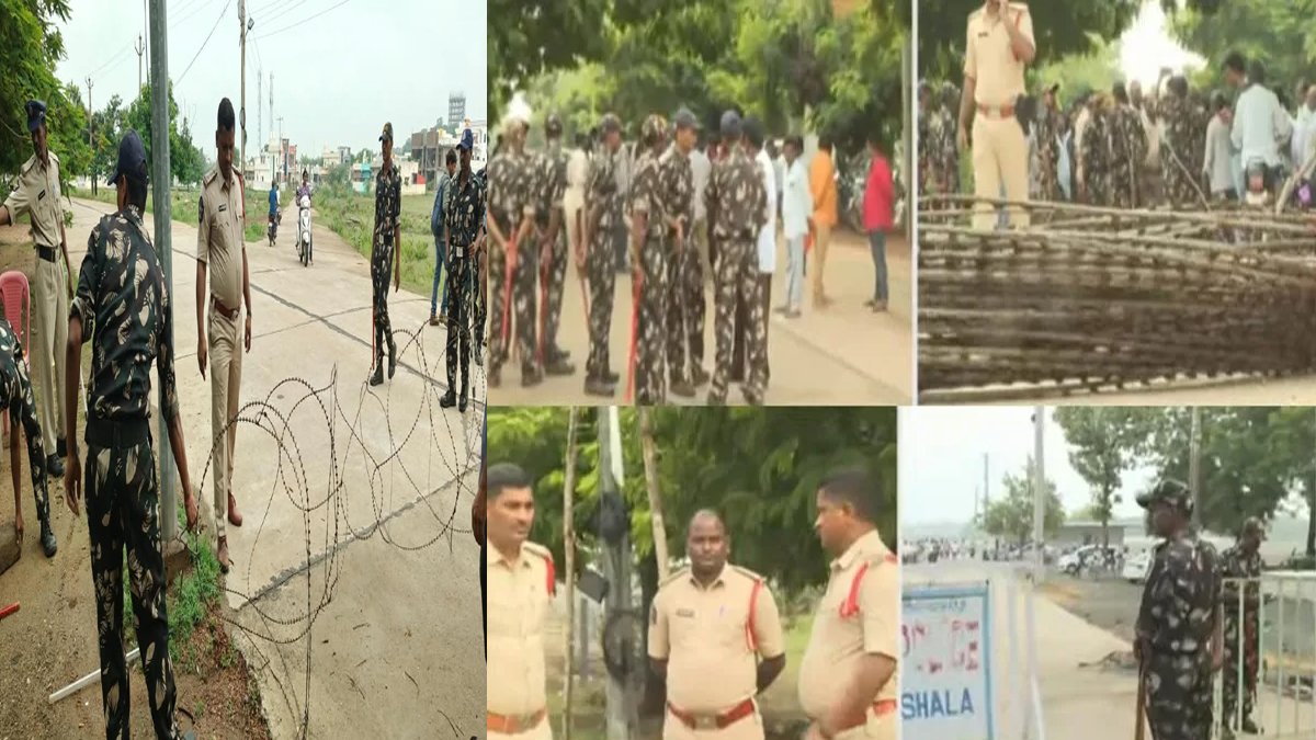 పులివెందులలో పోలీసుల ఉక్కుపాదం..