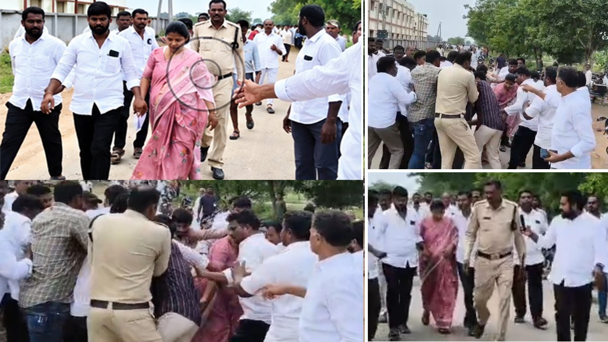గర్భిణీ అని కూడా చూడకుండా.. టీడీపీ పాశవిక దాడి