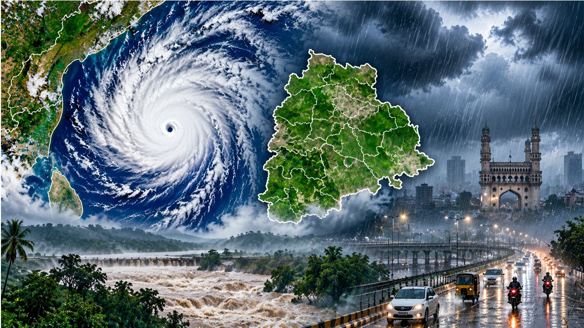 ఆర్నబ్ తుపాను ప్రభావం.. తెలంగాణలో పలు జిల్లాలకు భారీ వర్ష సూచన!