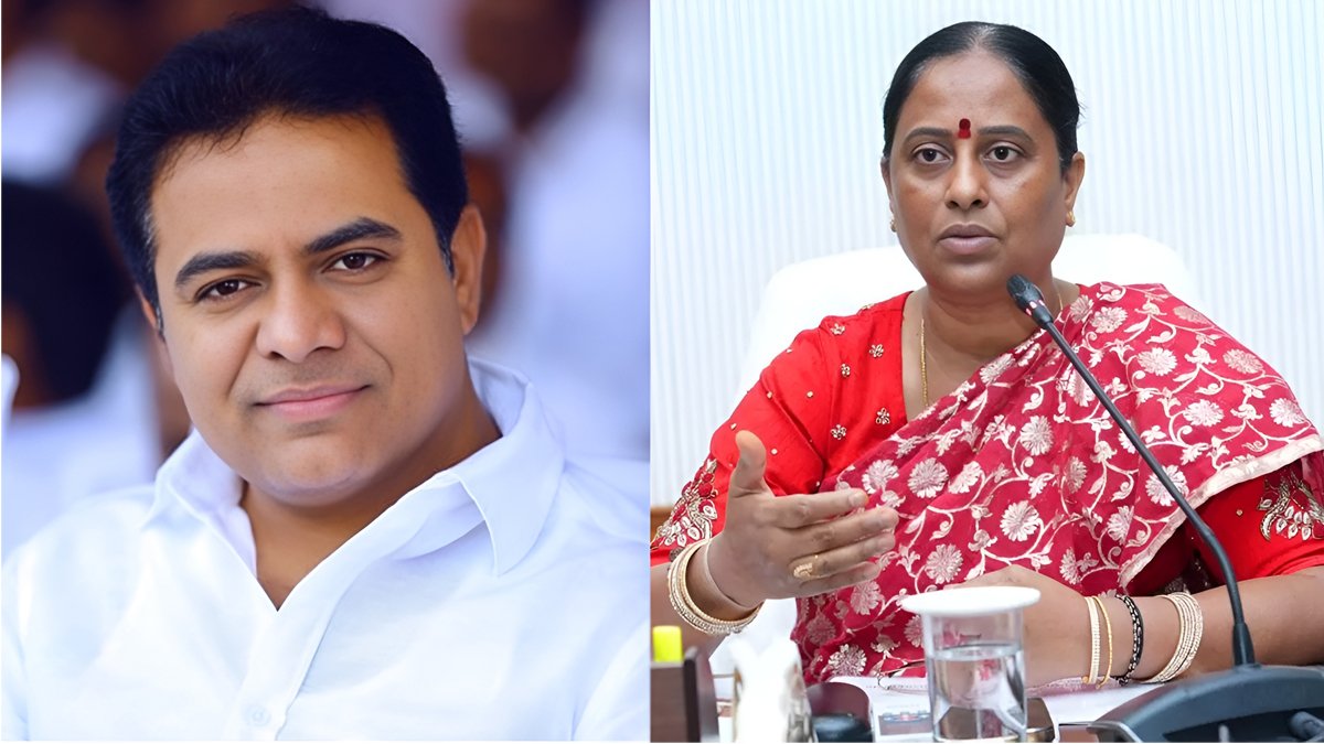 కేటీఆర్కు కొండా సురేఖ క్షమాపణలు